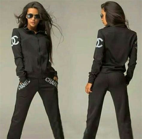 chanel tracksuit women's|chanel tracksuit for ladies.